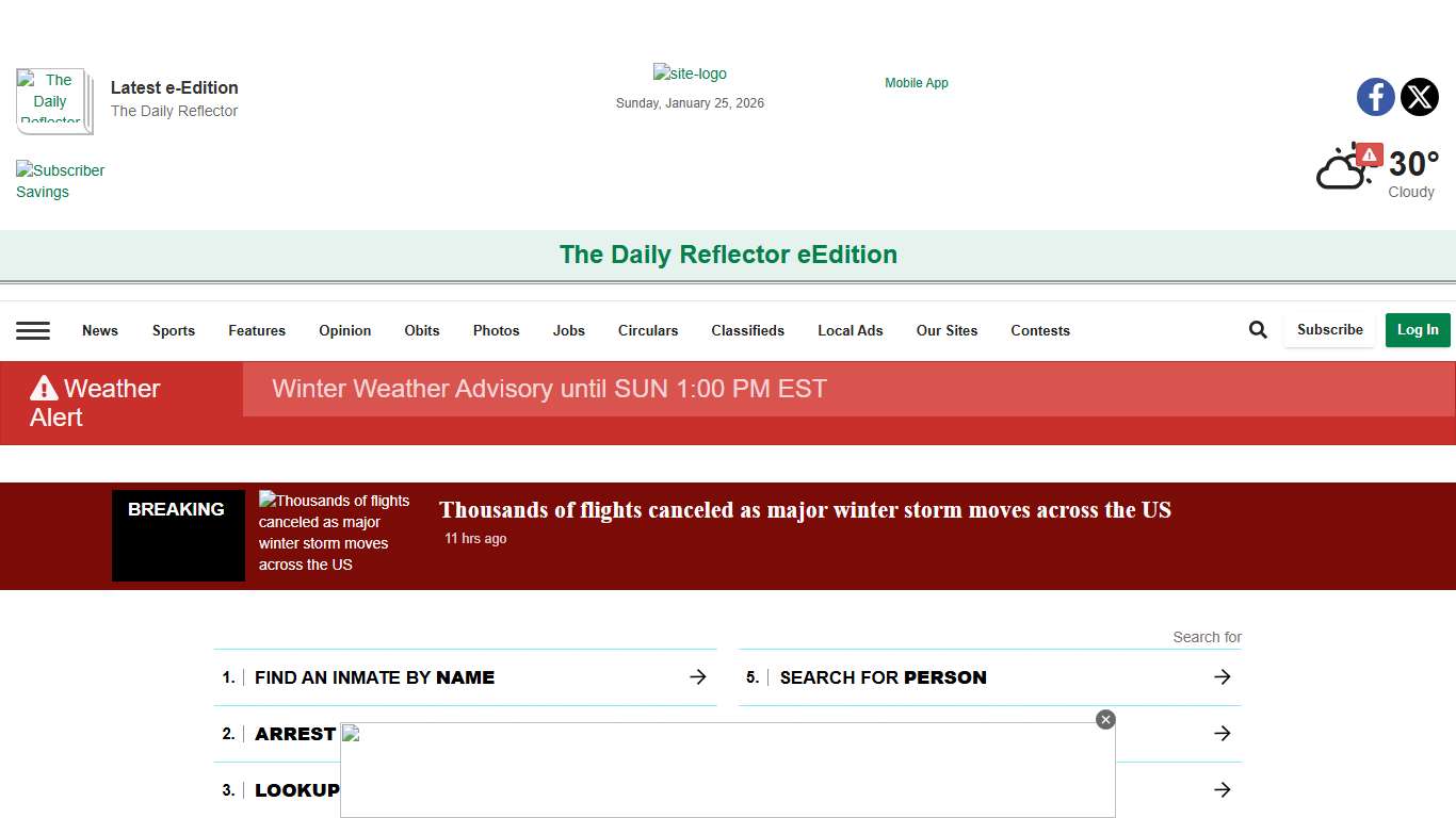 Jail Bookings reflector.com